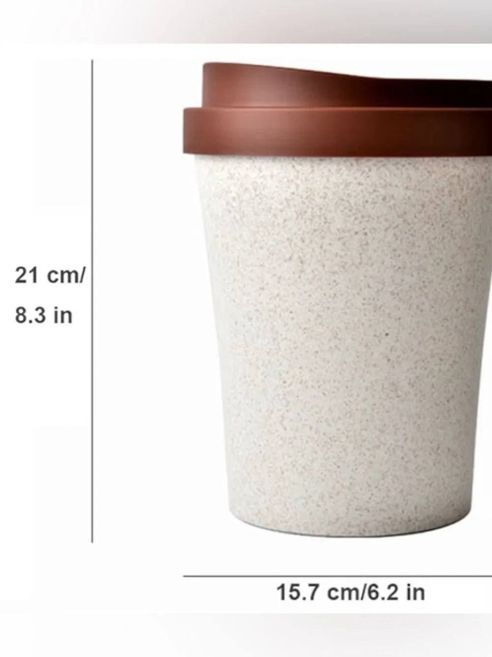 Coffee Bar Mini Trash Can Travel Cup Shape Novelty